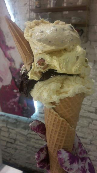 A delicious gelato in Casa Infante, Milan.