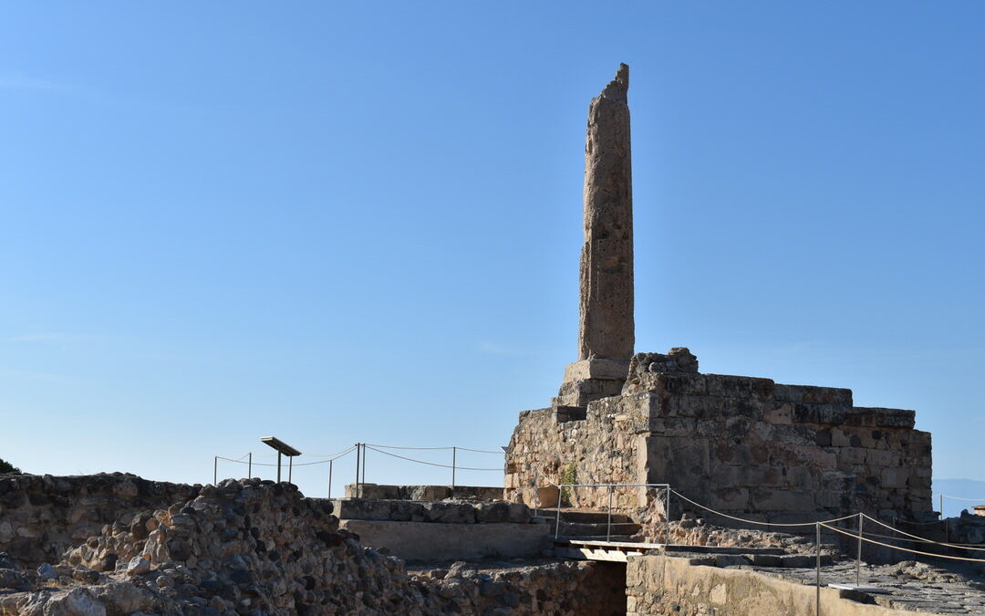 Remains of the Temple of Apollo in Kolona, Aegina.